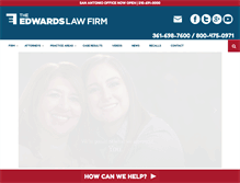Tablet Screenshot of edwardsfirm.com